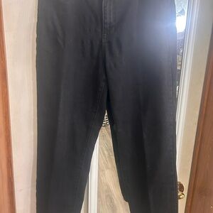 Straight Leg Black Women's Pants - Classic Clean Look